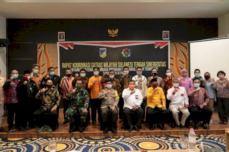 Dukung Keamanan Palu, Tim Sinergisitas Kementerian/Lembaga Gelar Rakor Satgas Wilayah Sulawesi Tengah