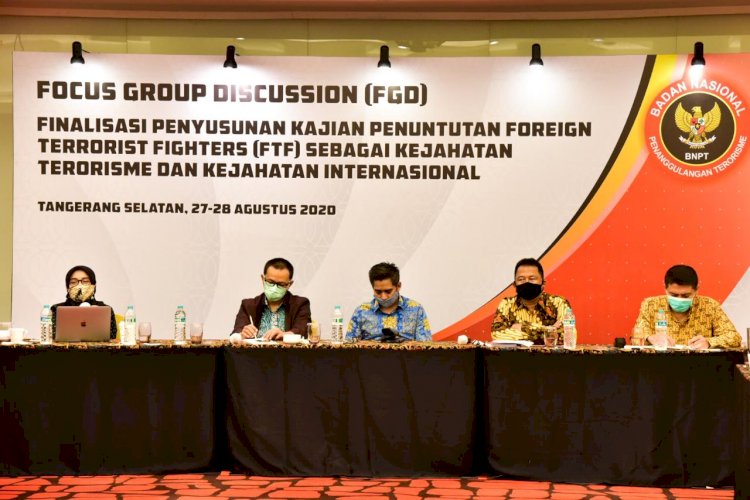 BNPT FINALKAN KAJIAN PENUNTUTAN FTF SEBAGAI KEJAHATAN TERORISME DAN KEJAHATAN INTERNASIONAL