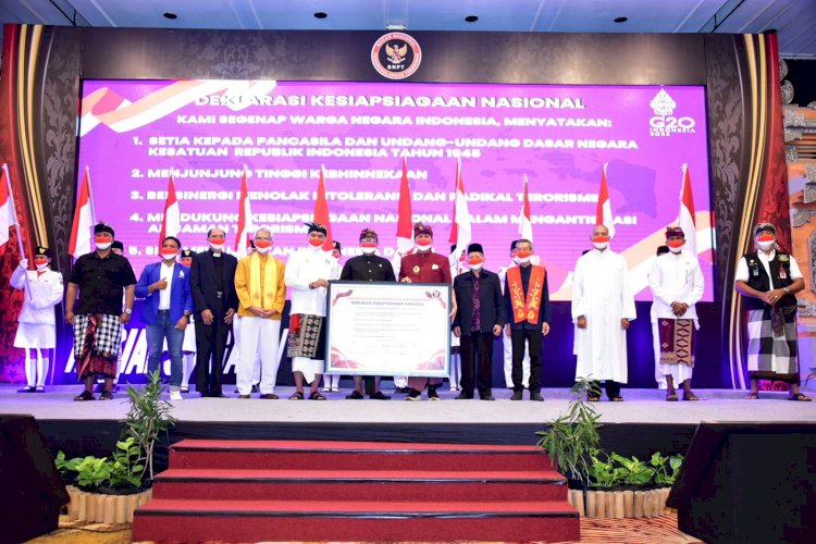 BNPT Bangun Kesiapsiagaan Masyarakat Cegah Terorisme Jelang KTT G20 di Bali