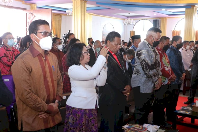 Sestama BNPT bersama Tokoh Lintas Agama Resmikan Papua Rumah Doa Segala Bangsa Untuk Tingkatkan Nilai Toleransi dan Moderasi Beragama