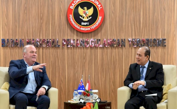 Perkuat Kerja Sama Penanggulangan Terorisme, BNPT dan Australia Lakukan Konsultasi Bilateral Lanjutan dan Berbagi Best Practices