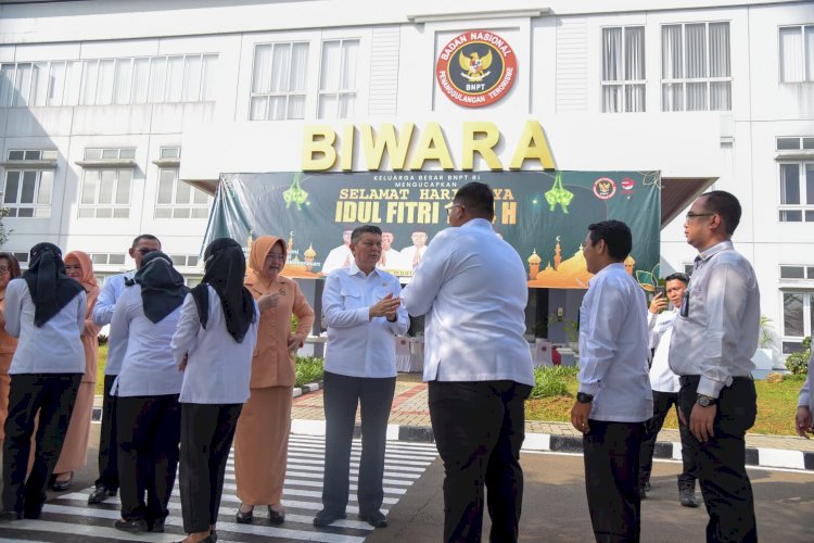 Gelar Halal Bil Halal, Kepala BNPT: Mari Kita Menjadi Insan BNPT yang Lebih Baik dalam Mendukung Penanggulangan Terorisme di Indonesia