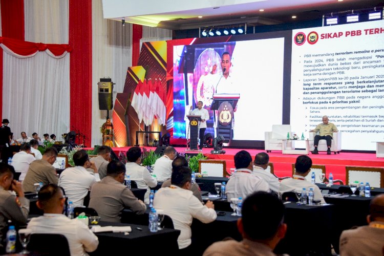 Kepala BNPT Hadiri Rakernis Densus 88 AT Polri, Tekankan Kegiatan prioritas Komunitas Anti Teror