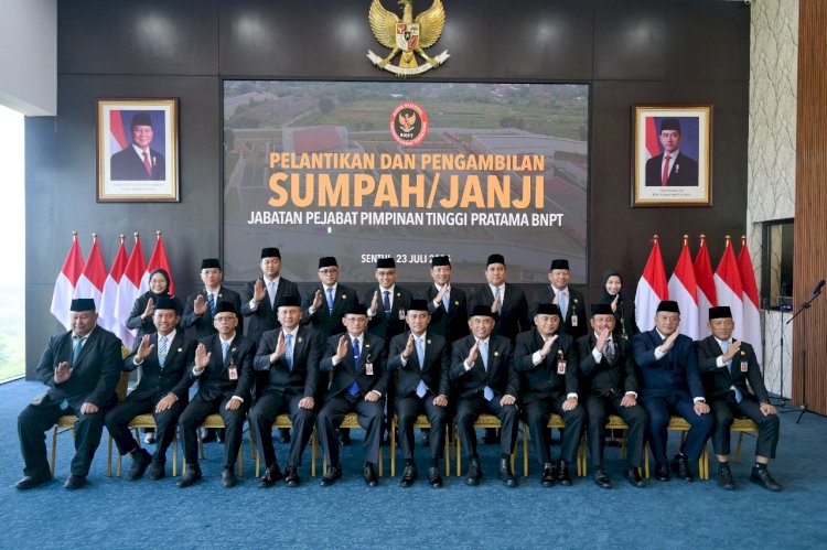 Kepala BNPT Lantik Direktur Kerja Sama Bilateral Baru, Harap Perkuat Sinergi Internasional dalam Penanggulangan Terorisme