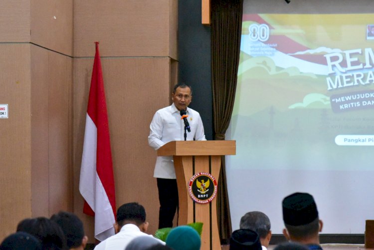 BNPT Bersama FKPT Babel Perkuat Ketahanan Ideologi Generasi Muda Melalui Rembuk Merah Putih