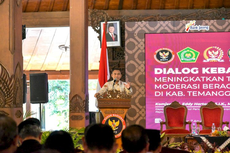 Kolaborasi dengan DPR RI dan Pemkab Temanggung, BNPT Ajak Masyarakat Temanggung Perkuat Moderasi Beragama