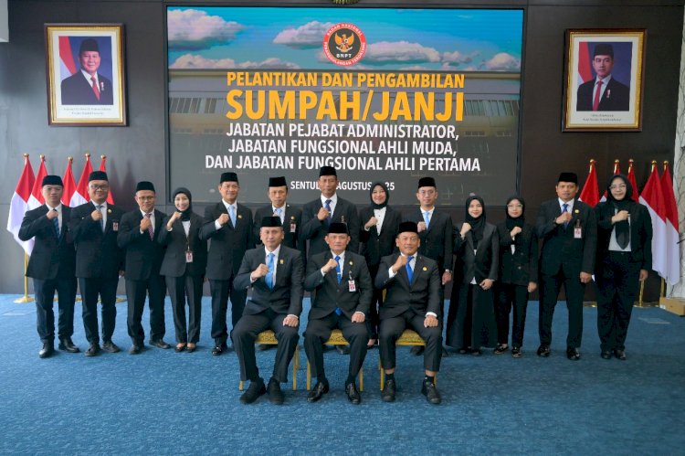 Sestama BNPT Harap Pejabat Baru Terus Tingkatkan Kompetensi Diri untuk Hadapi Penanggulangan Terorisme yang Penuh Tantangan